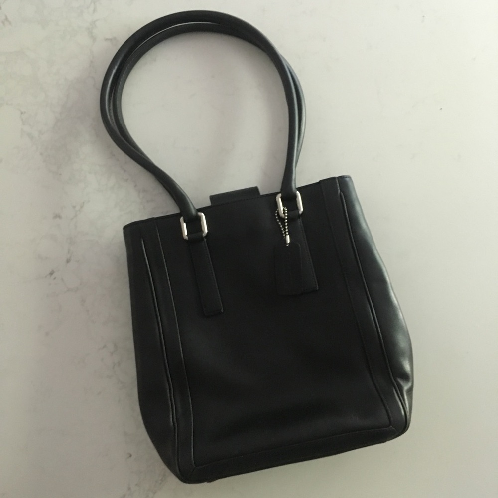 Coach Vintage Bonnie Legacy Slim Tote Bucket Bag